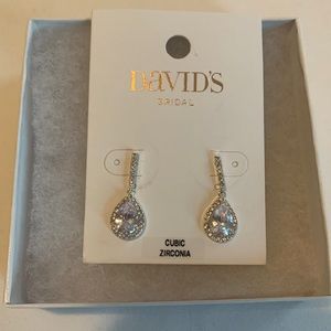 David’s Bridal earrings